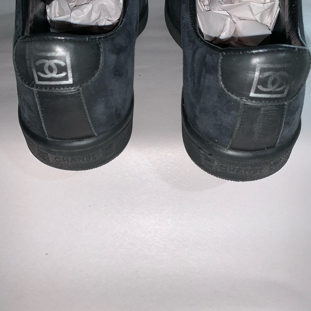 CHANEL SPORT size 40 black suede sneakers - Picture 5 of 12